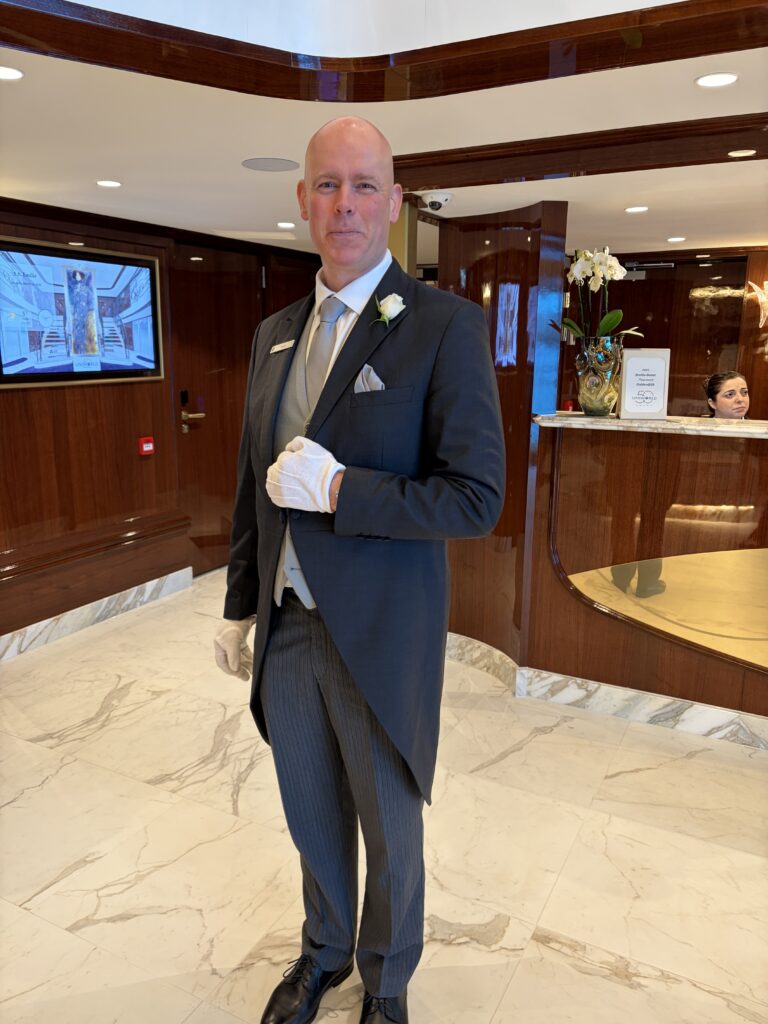 Butler on Uniworld river cruise